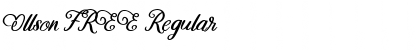 Download Ollson FREE Regular Font Title Preview