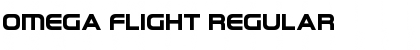 Download Omega Flight Regular Font Title Preview