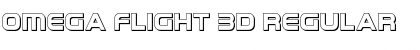 Download Omega Flight 3D Regular Font Title Preview