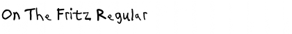 Download On The Fritz Regular Font Title Preview
