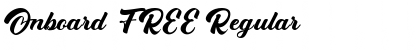 Download Onboard FREE Regular Font Title Preview