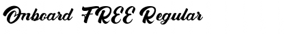 Download Onboard FREE Regular Font Title Preview