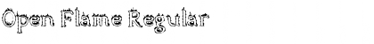 Download Open Flame Regular Font Title Preview
