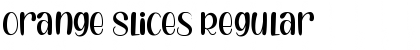 Download Orange Slices Regular Font Title Preview