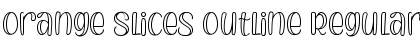 Download Orange Slices Outline Regular Font Title Preview