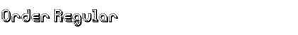 Download Order Regular Font Title Preview