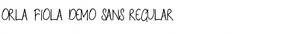Download Orla Fiola Demo Sans Regular Font Title Preview