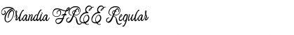 Download Orlandia FREE Regular Font Title Preview
