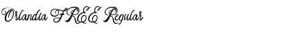 Download Orlandia FREE Regular Font Title Preview