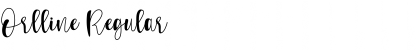 Download Orlline Regular Font Title Preview