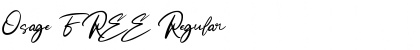 Download Osage FREE Regular Font Title Preview