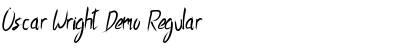Download Oscar Wright Demo Regular Font Title Preview