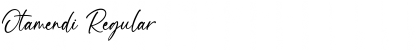 Download Otamendi Regular Font Title Preview