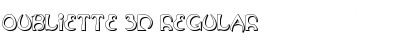 Download Oubliette 3D Regular Font Title Preview