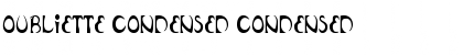 Download Oubliette Condensed Condensed Font Title Preview