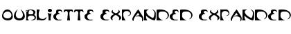 Download Oubliette Expanded Expanded Font Title Preview