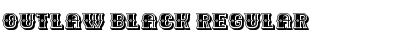 Download Outlaw Black Regular Font Title Preview