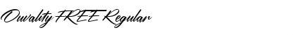 Download Ouvality FREE Regular Font Title Preview