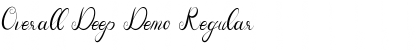 Download Overall Deep Demo Regular Font Title Preview