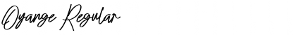 Download Oyange Regular Font Title Preview