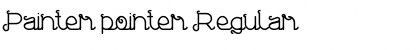 Download Painter pointer Regular Font Title Preview