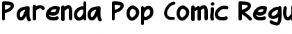 Download Parenda Pop Comic Regular Font Title Preview