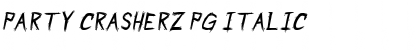 Download Party Crasherz PG Italic Font Title Preview