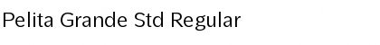 Download Pelita Grande Std Regular Font Title Preview