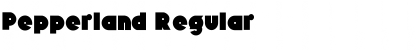 Download Pepperland Regular Font Title Preview