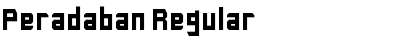 Download Peradaban Regular Font Title Preview