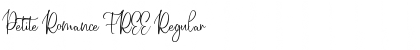 Download Petite Romance FREE Regular Font Title Preview
