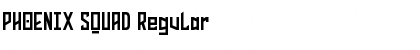Download PHOENIX SQUAD Regular Font Title Preview