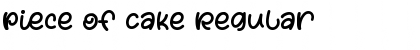 Download Piece of Cake Regular Font Title Preview