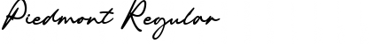 Download Piedmont Regular Font Title Preview
