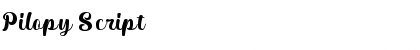 Download Pilopy Script Font Title Preview