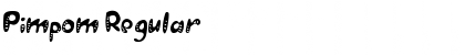 Download Pimpom Regular Font Title Preview