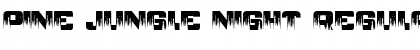 Download PINE JUNGLE NIGHT Regular Font Title Preview