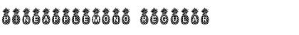 Download Pineapple_Mono Regular Font Title Preview