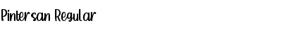 Download Pintersan Regular Font Title Preview