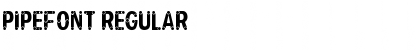 Download PIPEFONT Regular Font Title Preview
