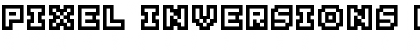 Download Pixel Inversions Regular Font Title Preview