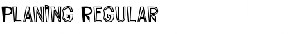 Download Planing Regular Font Title Preview