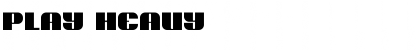 Download Play Heavy Font Title Preview