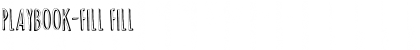 Download Playbook-Fill Fill Font Title Preview