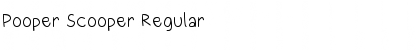 Download Pooper Scooper Regular Font Title Preview