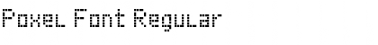 Download Poxel Font Regular Font Title Preview