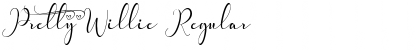 Download Pretty Willie Regular Font Title Preview