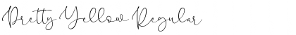 Download Pretty Yellow Regular Font Title Preview