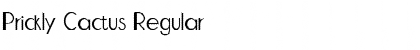 Download Prickly Cactus Regular Font Title Preview