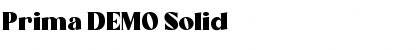 Download Prima DEMO Solid Font Title Preview